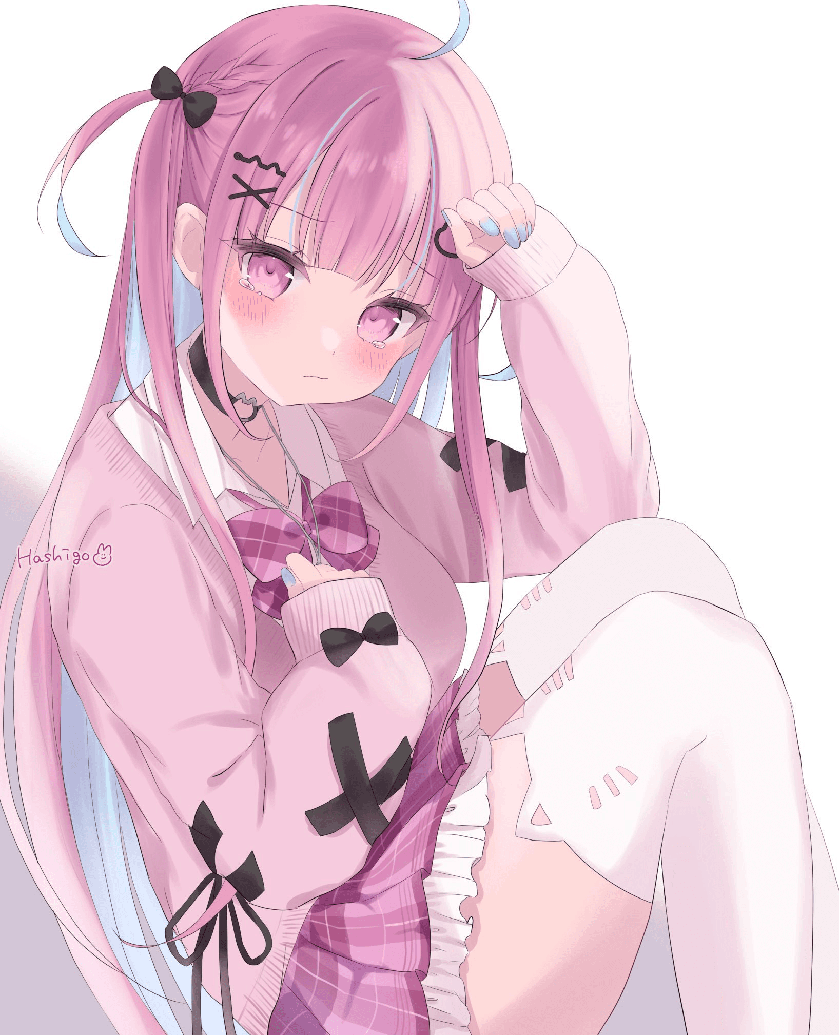 Waifu art by @skeb